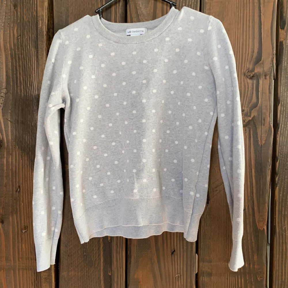 Polka dot sweater